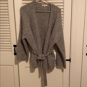 Madewell tie waist sweater size M